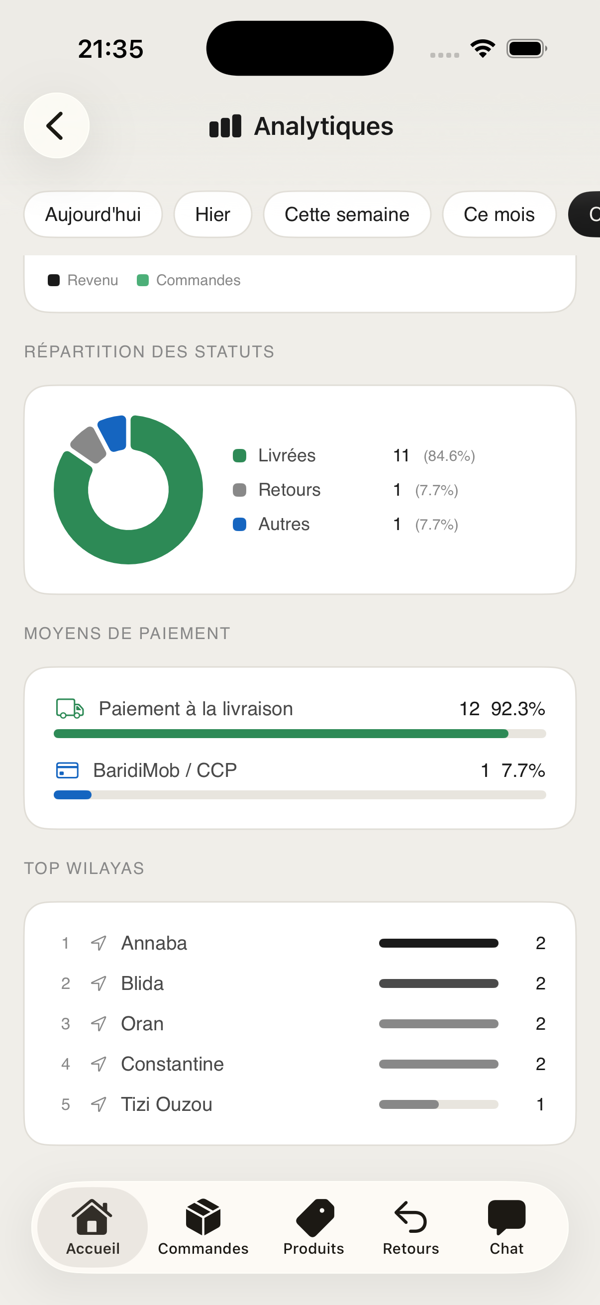 Analytics 2 Magasin Pro